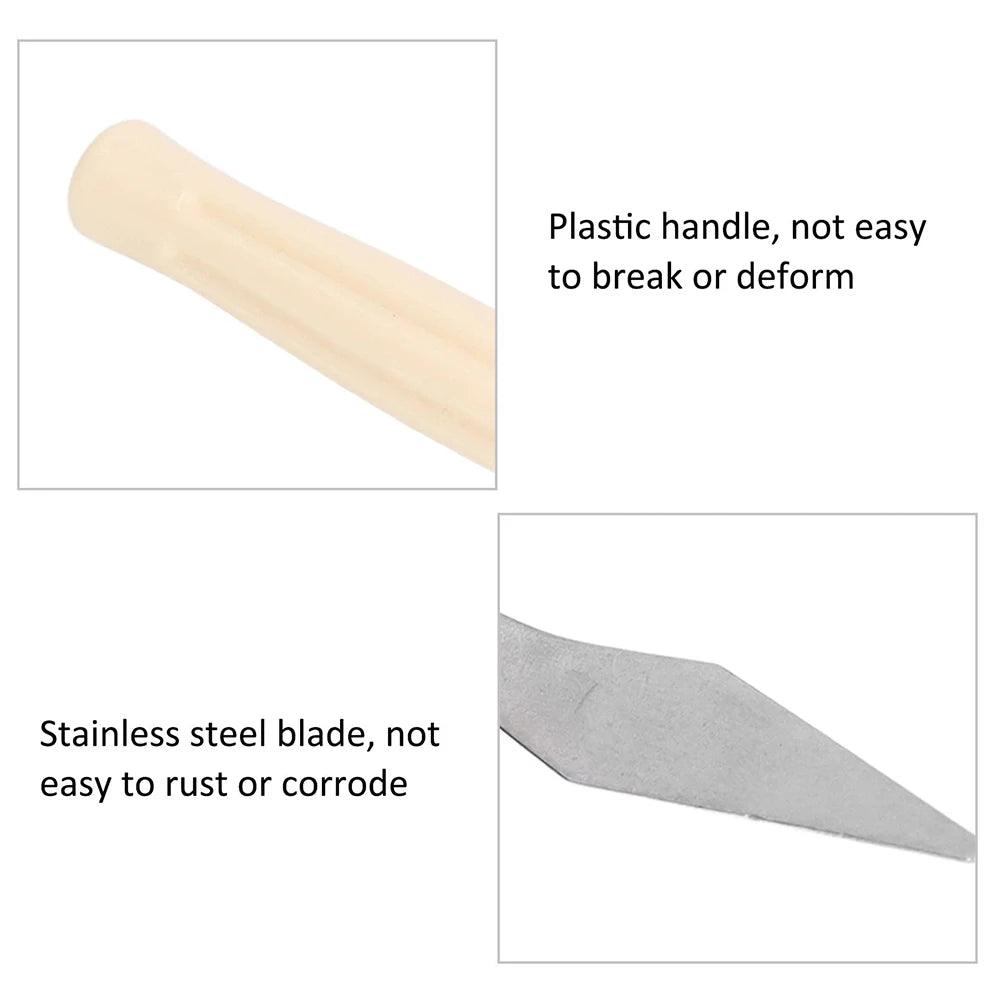 Oil Paint Knife Set - 7pcs Mini Palette Baking Spatula for Cake Design and Clay Sculpting - ZOOMNSTORE