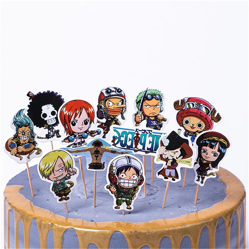 One Piece Birthday Party Supplies - Luffy Zoro Disposable Tableware Decorations - ZOOMNSTORE
