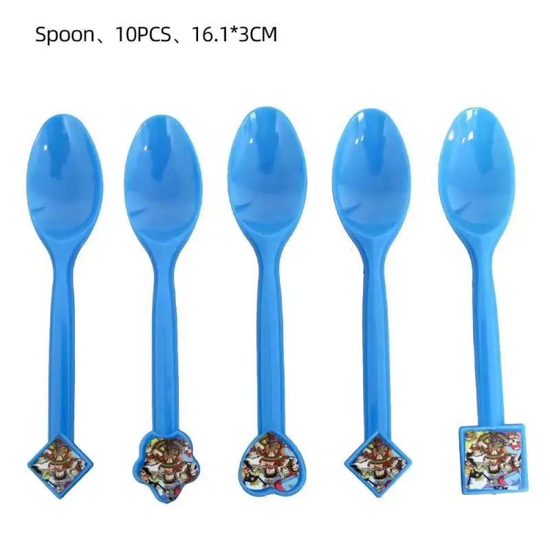 One Piece Birthday Party Supplies - Luffy Zoro Disposable Tableware Decorations - ZOOMNSTORE