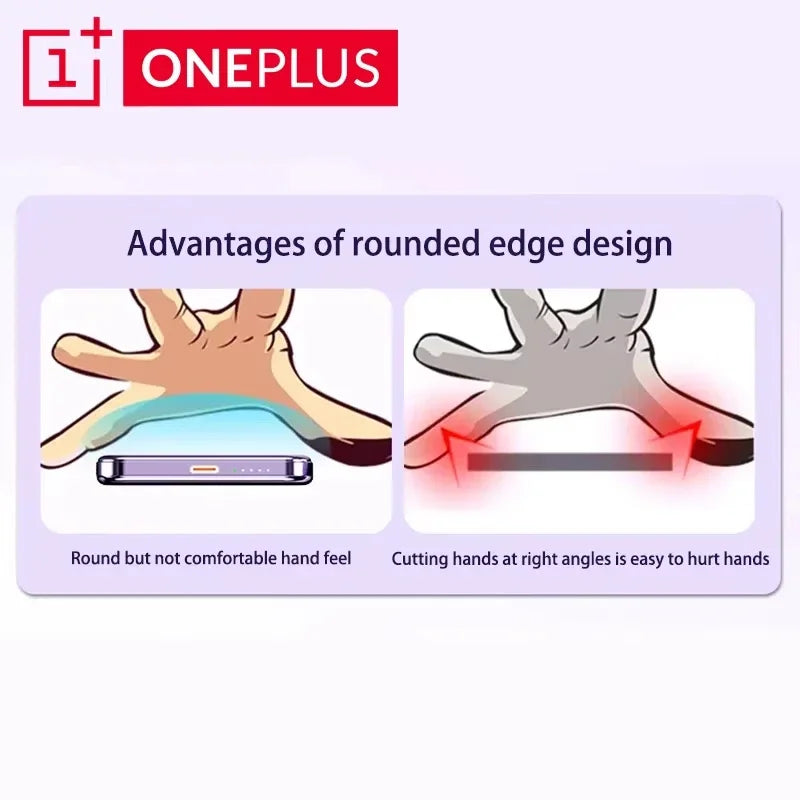 OnePlus 50000mAh Magnetic Power Bank Magnet Wireless Ultra Slim Fast Charge Auxiliary Battery Charging For IPhone Samsung Xiaomi - ZOOMNSTORE