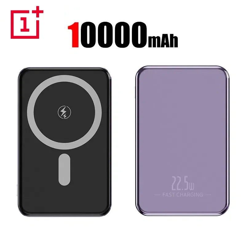 OnePlus 50000mAh Magnetic Power Bank Magnet Wireless Ultra Slim Fast Charge Auxiliary Battery Charging For IPhone Samsung Xiaomi - ZOOMNSTORE