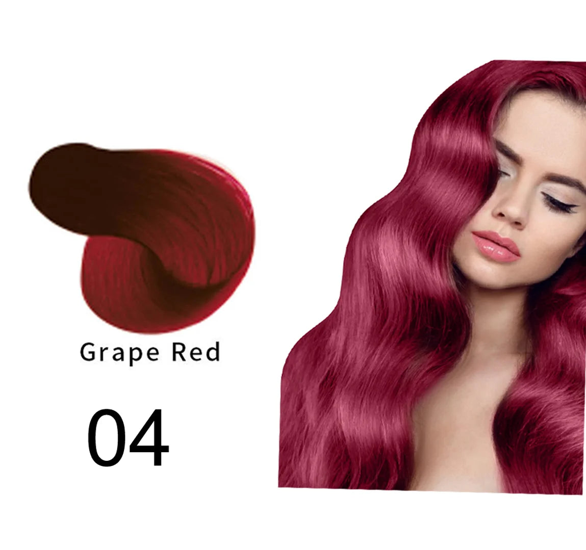 Organic Brown Hair Color Shampoo - Permanent Long-Lasting Dye for Women - ZOOMNSTORE