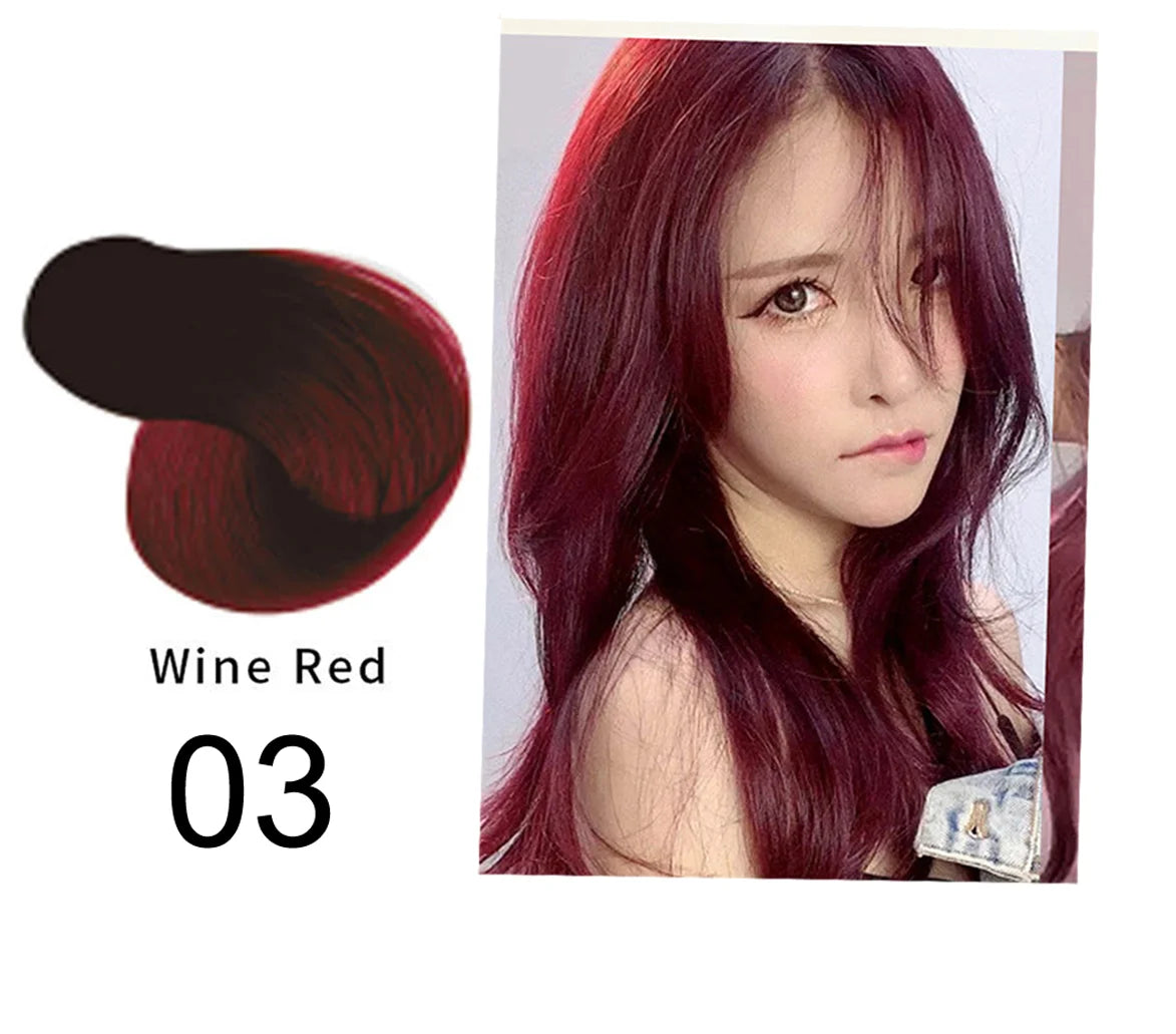 Organic Brown Hair Color Shampoo - Permanent Long-Lasting Dye for Women - ZOOMNSTORE