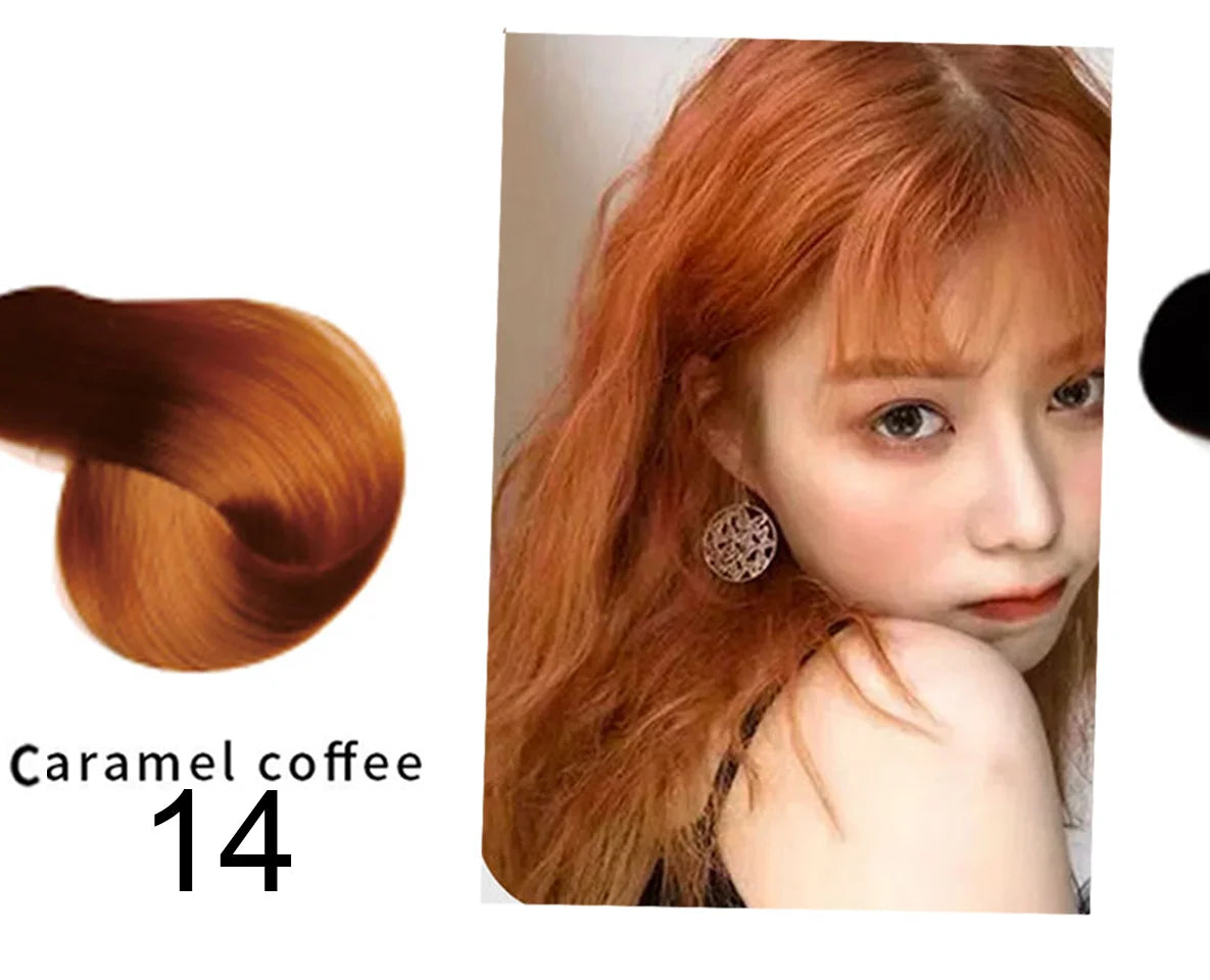 Organic Brown Hair Color Shampoo - Permanent Long-Lasting Dye for Women - ZOOMNSTORE