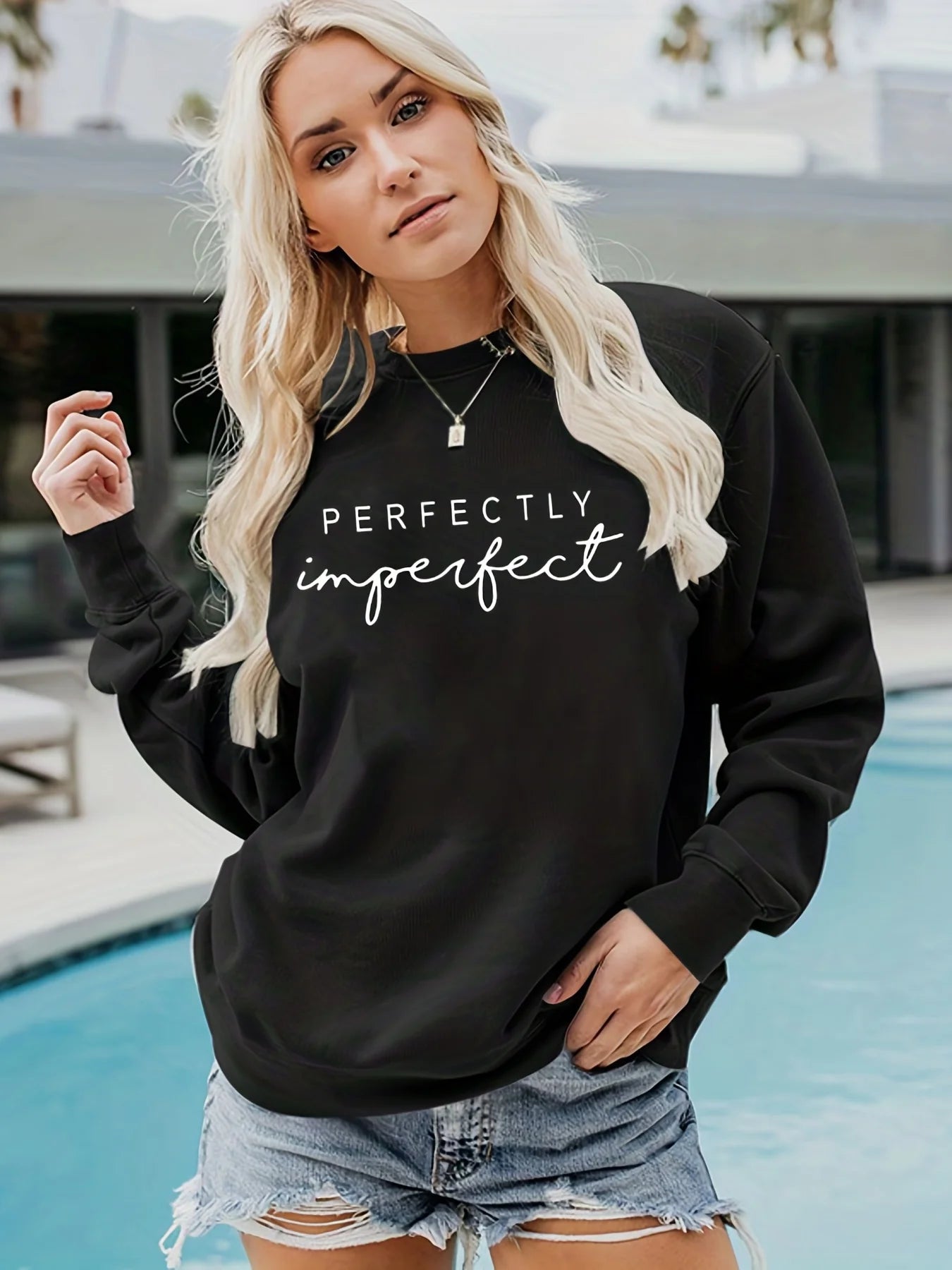 Oversized Womens Hooded Sweatshirt - Thick Warm Autumn Winter Pullover - ZOOMNSTORE