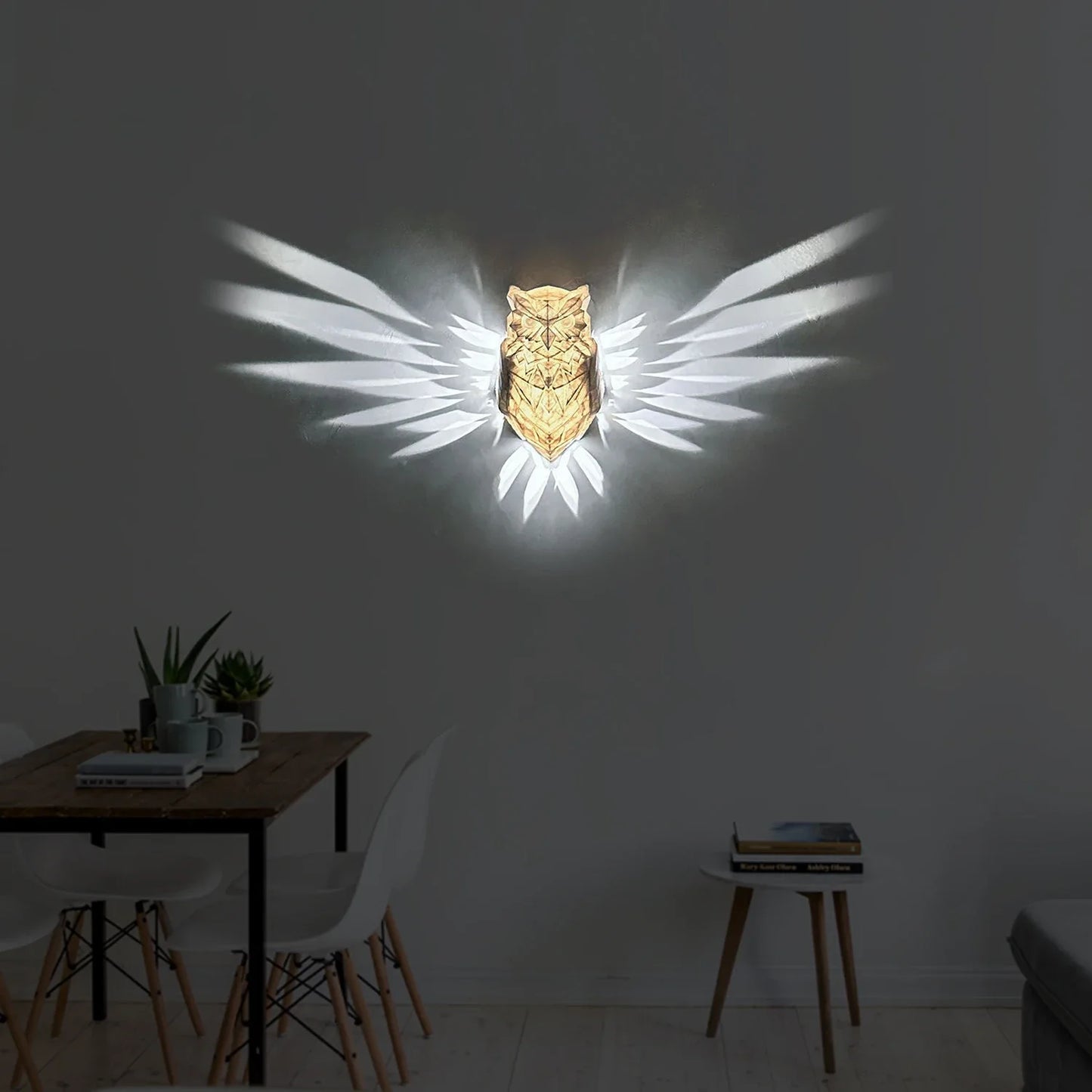 Owl Eagle Wall Lamp - Modern 3D Projector Sconce Light for Halloween Atmosphere - ZOOMNSTORE