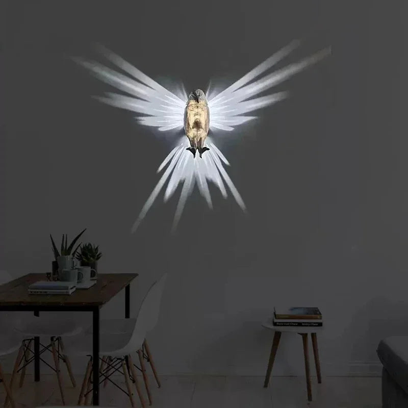 Owl Eagle Wall Lamp - Modern 3D Projector Sconce Light for Halloween Atmosphere - ZOOMNSTORE