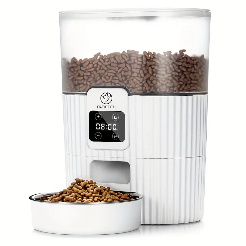 PAPIFEED cat automatic feeder dog fixed feeding machine cat food dog food wifi remote smart cat pet food dispenser - ZOOMNSTORE