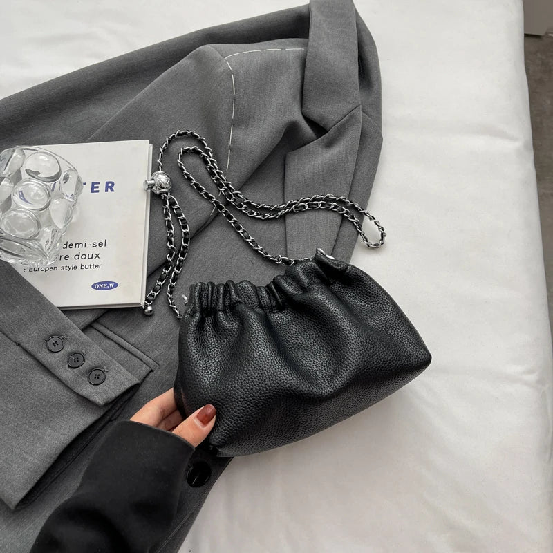 Small PU Leather Crossbody Bag for Women - Y2K Fashion Handbag 2025 - ZOOMNSTORE