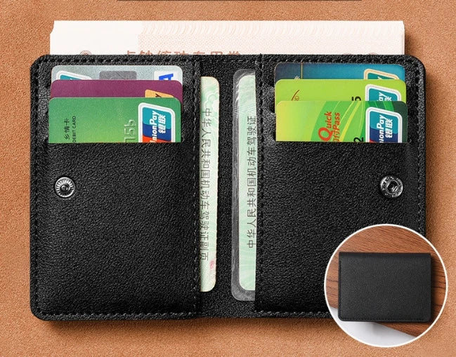 Classic PU Leather Wallet - Ultra Thin Mens Credit Card Coin Purse - ZOOMNSTORE