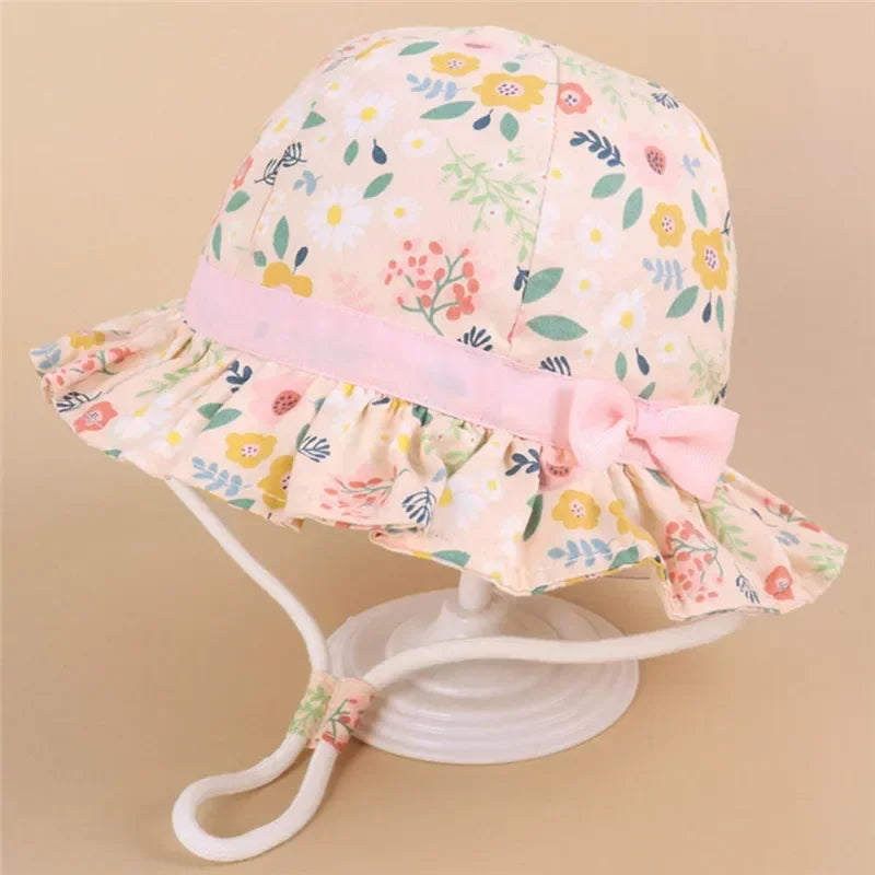 New Panama Summer Baby Girls Hat Beach Sun Cap Travel Boys Fisherman Cap Outdoor Children Bucket Hats Cotton Toddler Baby Hats - ZOOMNSTORE