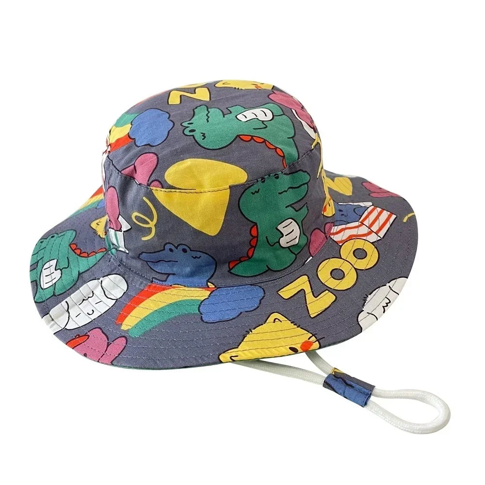 New Panama Summer Baby Girls Hat Beach Sun Cap Travel Boys Fisherman Cap Outdoor Children Bucket Hats Cotton Toddler Baby Hats - ZOOMNSTORE