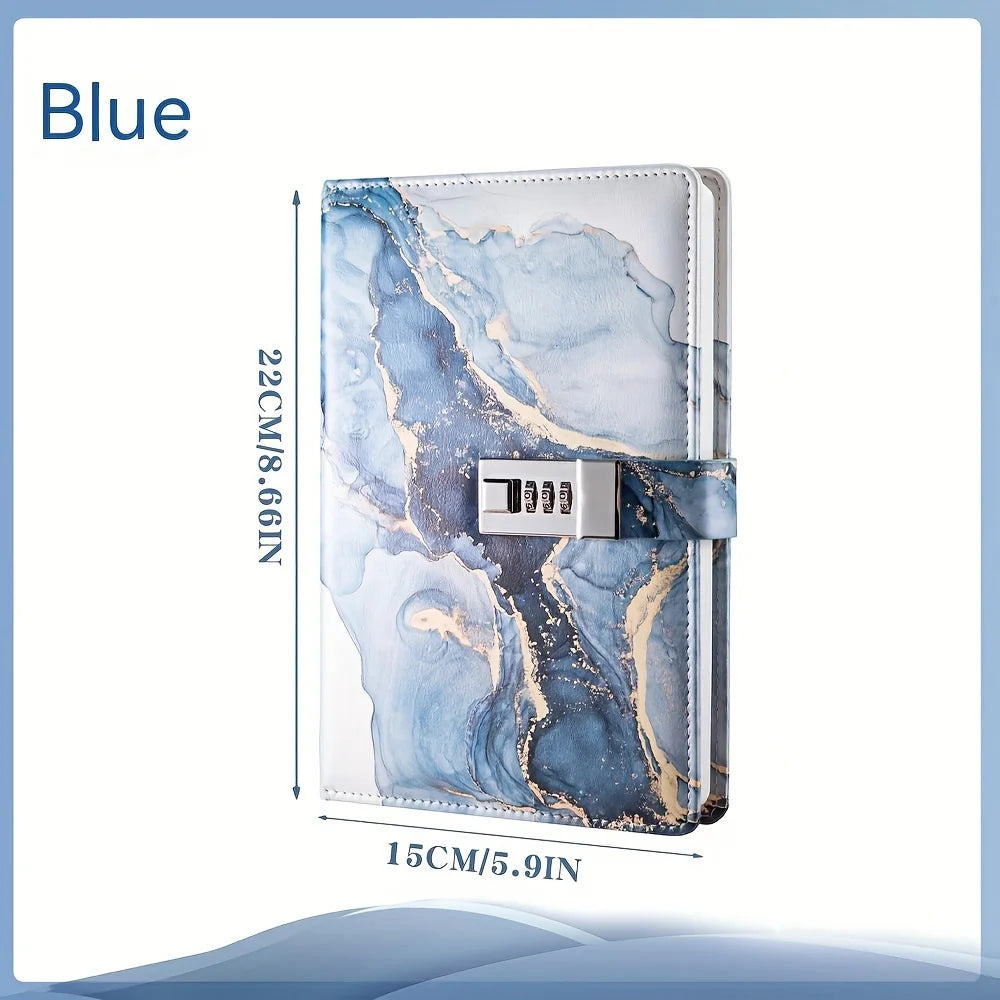 A5 Lockable Fashion Password Journal - Creative Student Notebook - ZOOMNSTORE