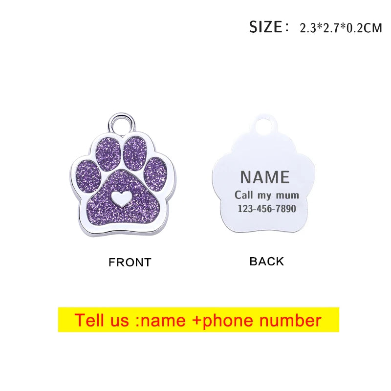 Personalized Pet ID Tag - Custom Dog and Cat Keychain - ZOOMNSTORE