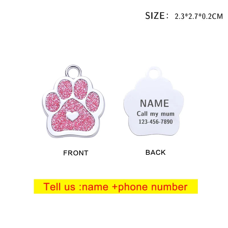 Personalized Pet ID Tag - Custom Dog and Cat Keychain - ZOOMNSTORE
