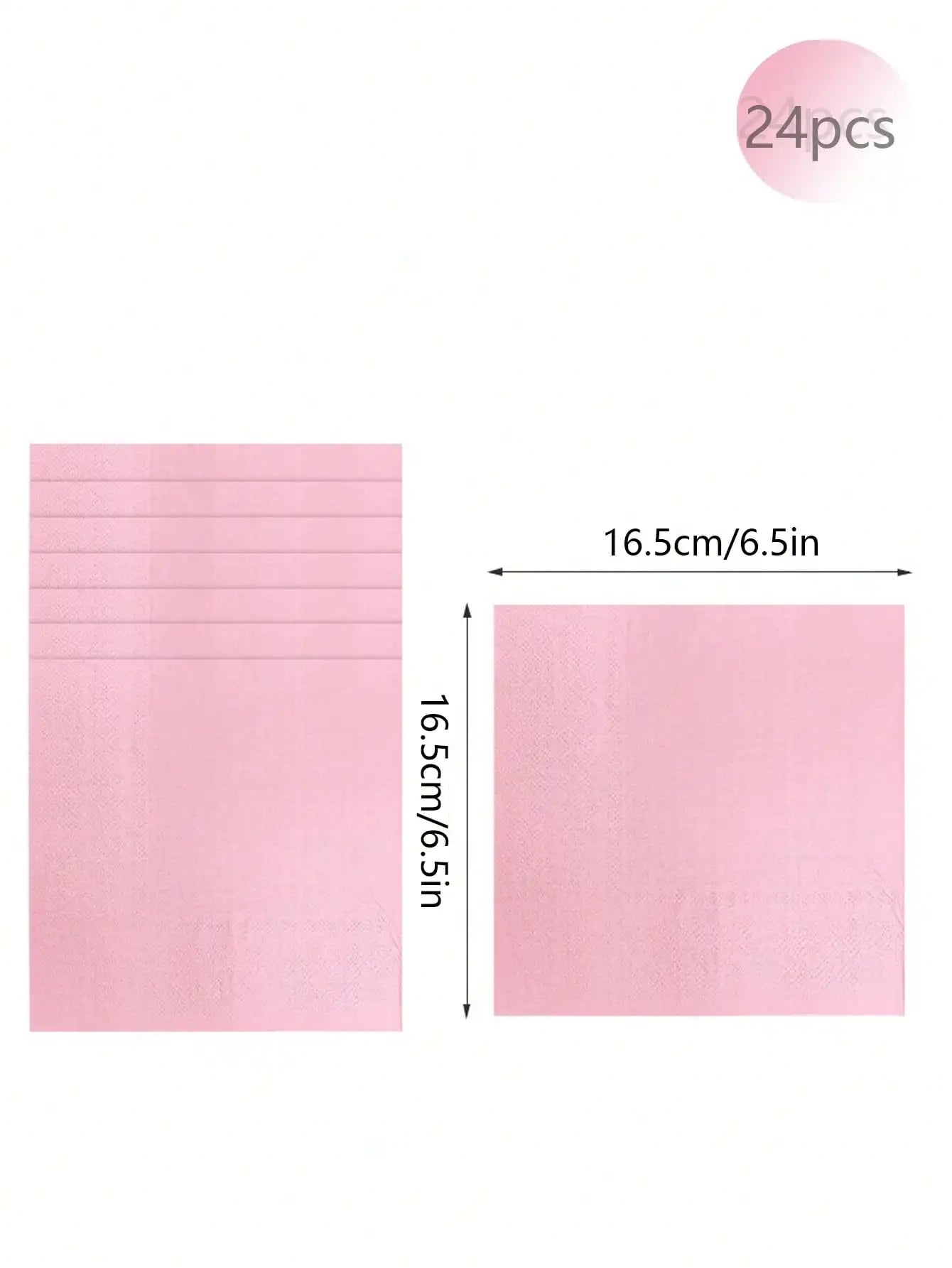 Pink Party Supplies Set - Disposable Plates Spoons Forks Knives - ZOOMNSTORE