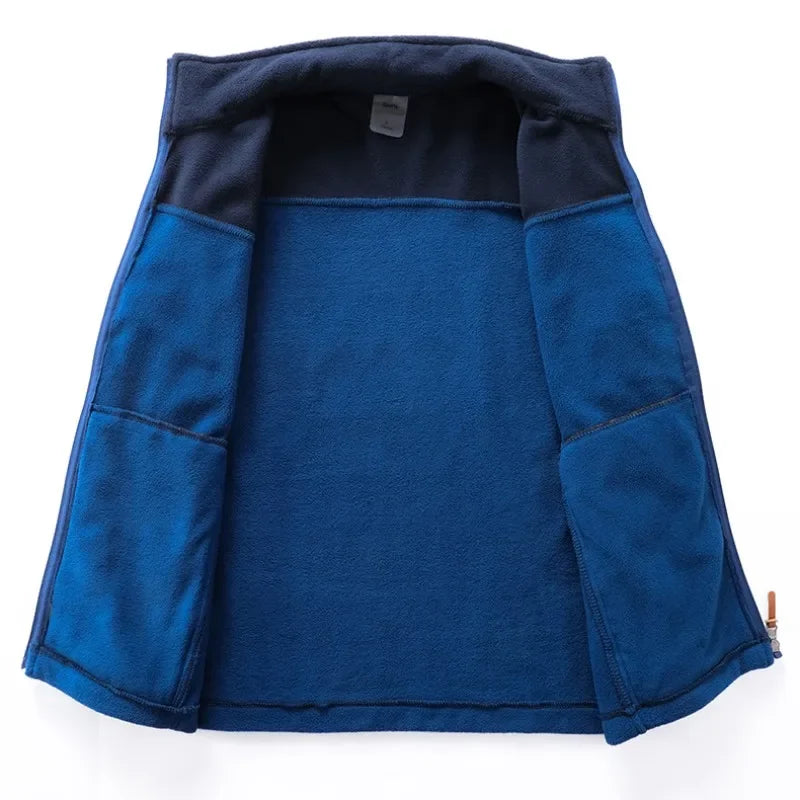 Plus Size 9XL Tactical Fleece Jacket - Windproof Camping Coat for Men Women - ZOOMNSTORE