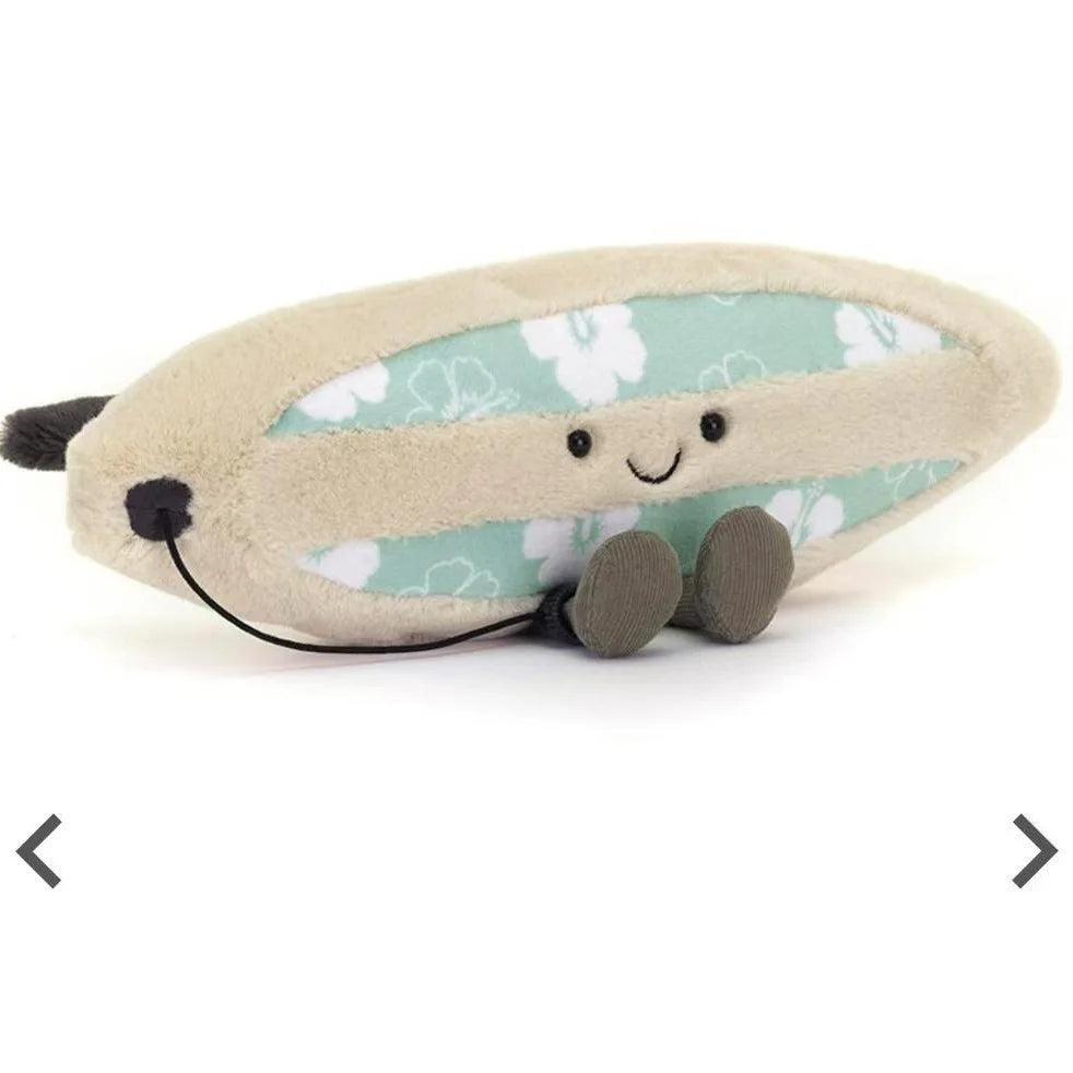 Plush Cat Toy - Interactive Coral Cat Plush Surfboard Doll 10cm | Soft PP Cotton Plaything - ZOOMNSTORE
