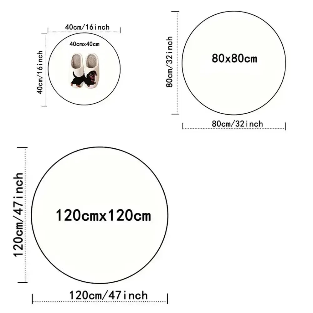 Pokemon Sylveon Round Rug - Elegant Floor Mat for Living Room and Gaming Chair Decor - ZOOMNSTORE
