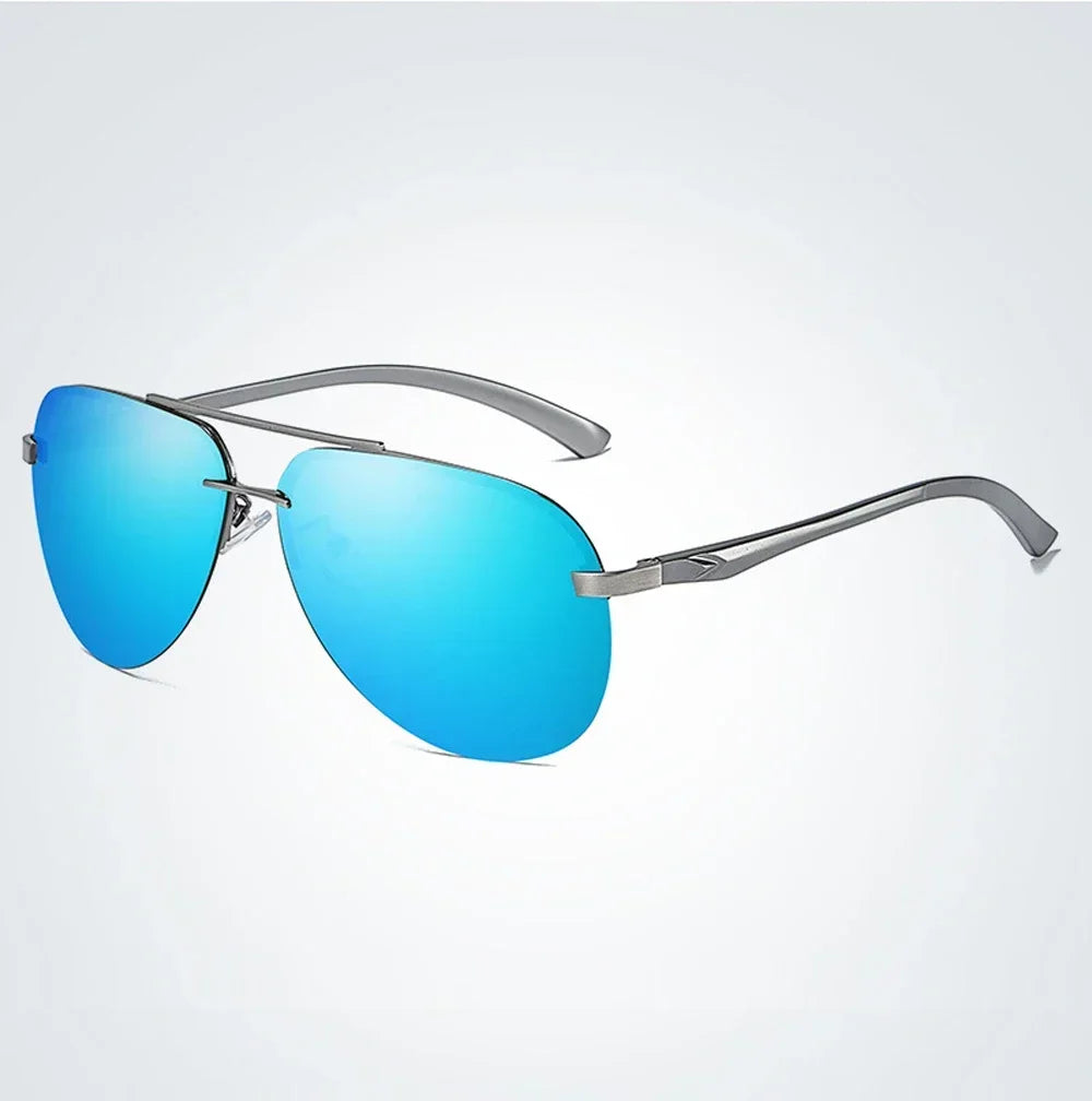 Polarized Metal Frame Sunglasses - Classic Driving Glasses for MenWomen - ZOOMNSTORE