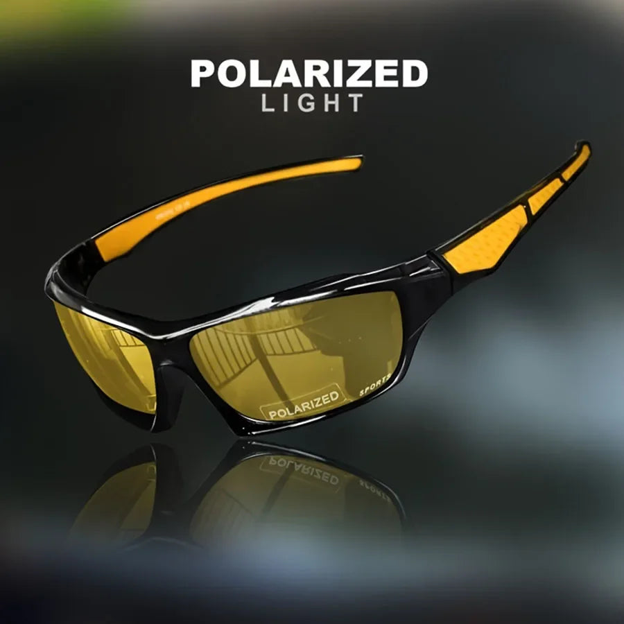 Polarized UV400 Sports Sunglasses - Round Metal Frame for Men Women - ZOOMNSTORE