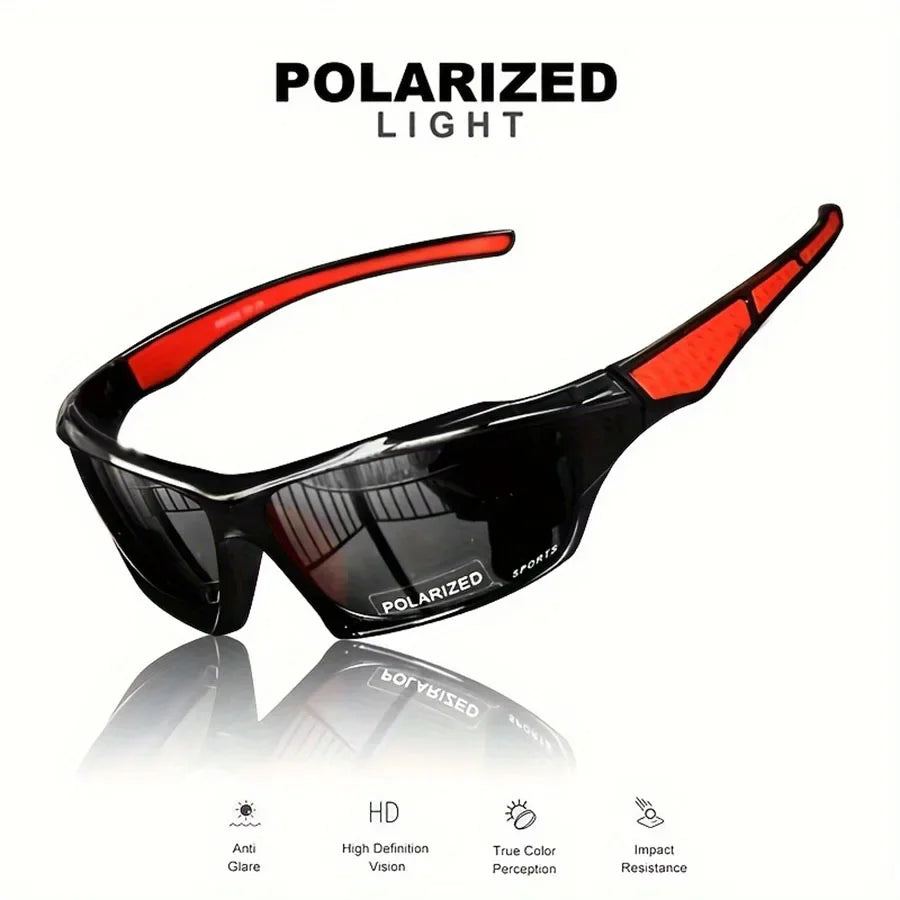 Polarized UV400 Sports Sunglasses - Round Metal Frame for Men Women - ZOOMNSTORE
