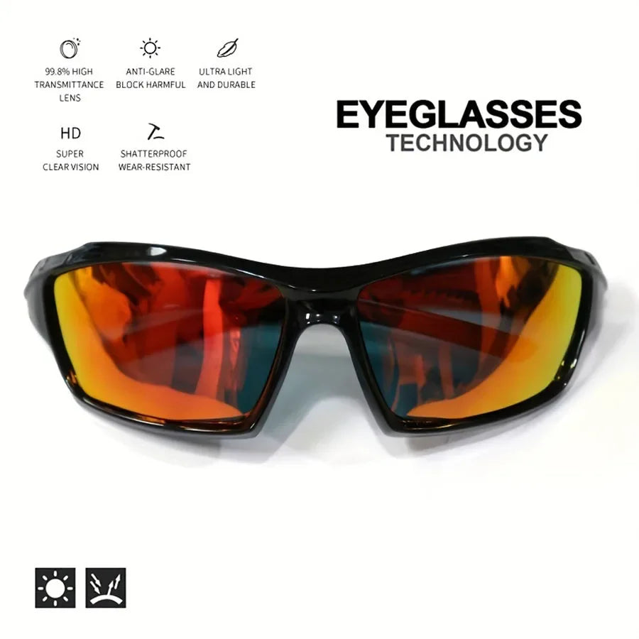 Polarized UV400 Sports Sunglasses - Round Metal Frame for Men Women - ZOOMNSTORE