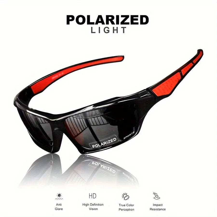 Polarized UV400 Sports Sunglasses - Round Metal Frame for Men Women - ZOOMNSTORE