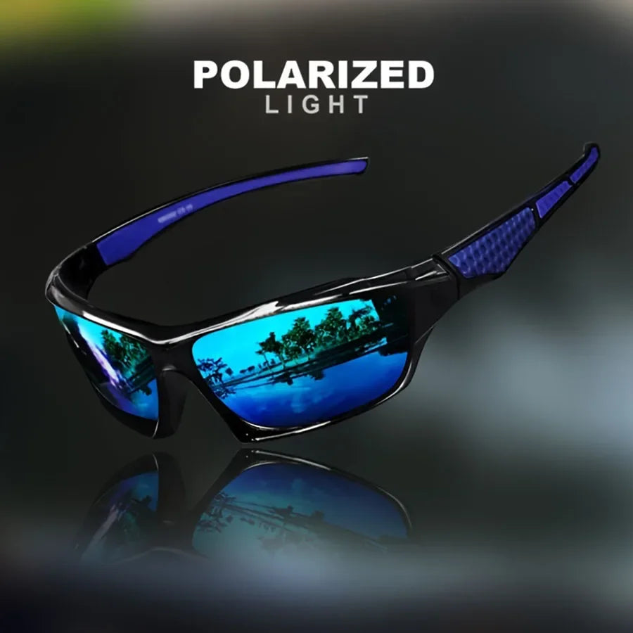 Polarized UV400 Sports Sunglasses - Round Metal Frame for Men Women - ZOOMNSTORE