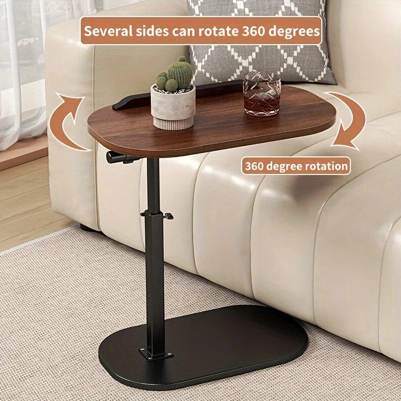 Portable Adjustable Folding Side Table - Versatile Laptop Desk for Home Office Sofa and Bedside Use - ZOOMNSTORE