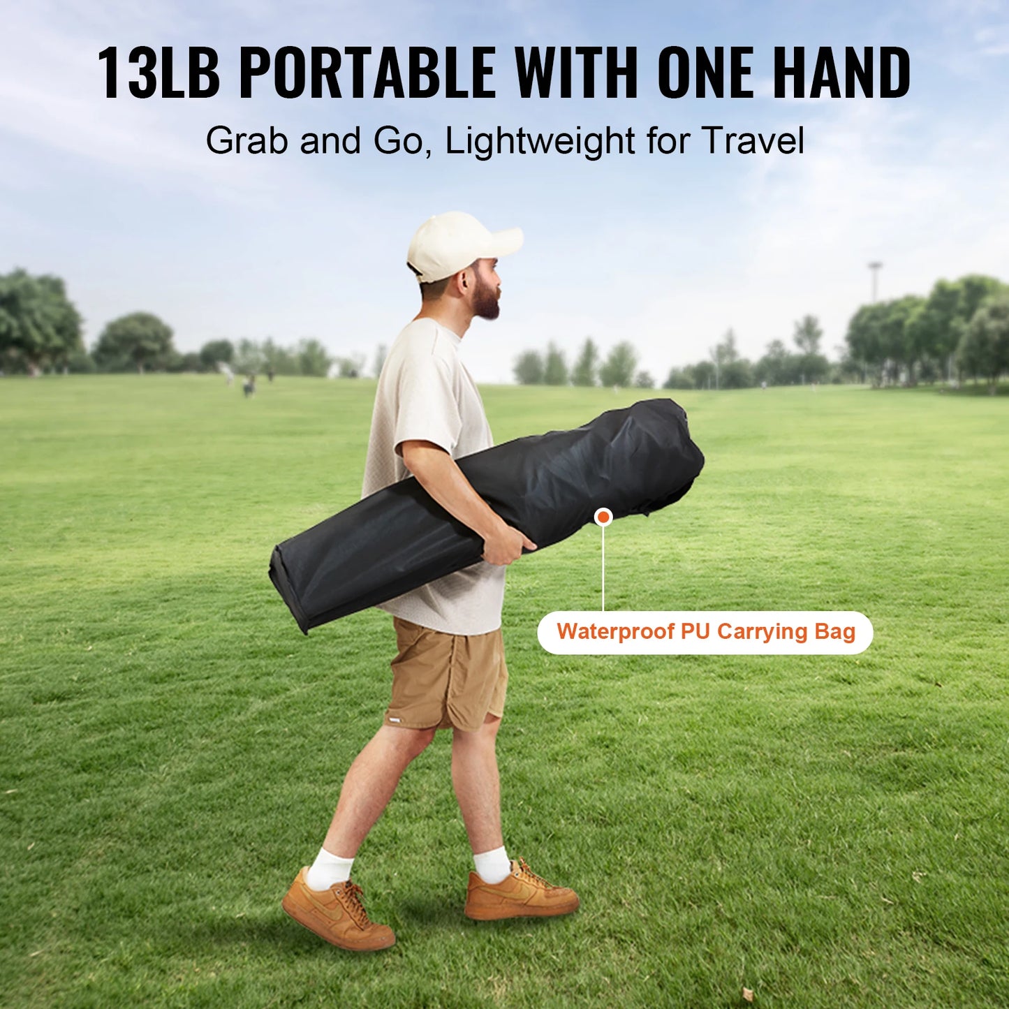 Ultralight Folding Camping Chair - 350lbs Portable Travel Seat for Beach Hiking and Fishing - ZOOMNSTORE