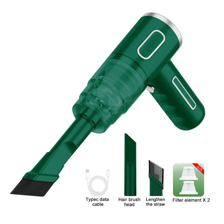 Portable Car Vacuum | Wireless Vacuum Cleaner With Powerful Suction & HEPA Filter - ZOOMNSTORE