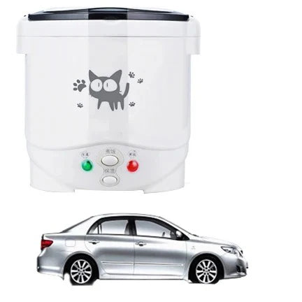 Portable Electric Rice Cooker - Multi-Cooker for Home Vehicle 12V24V220V - ZOOMNSTORE