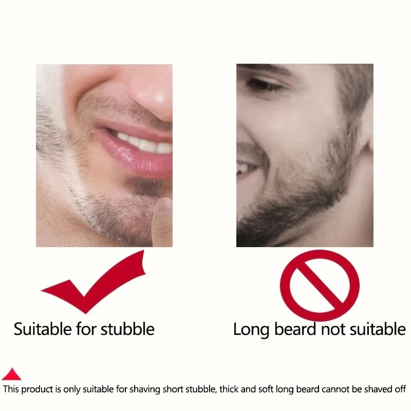 Portable Electric Shaver - Mini Wireless Travel Razor Detachable Beard Trimmer - ZOOMNSTORE