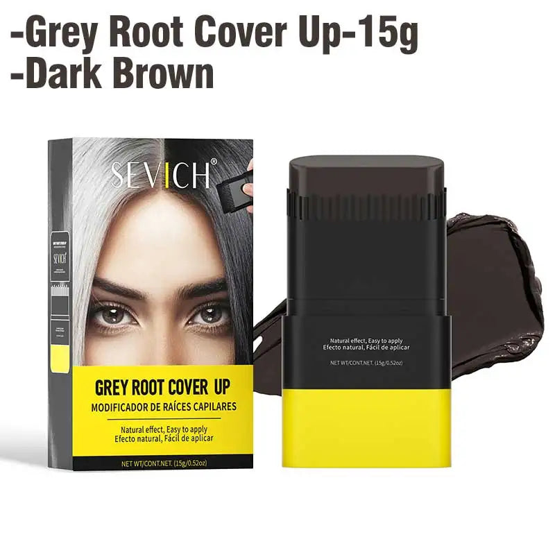 Portable Hair Dye Stick - Waterproof Hairline Root Concealer Instant Grey Coverage Pen 3 Colors - ZOOMNSTORE