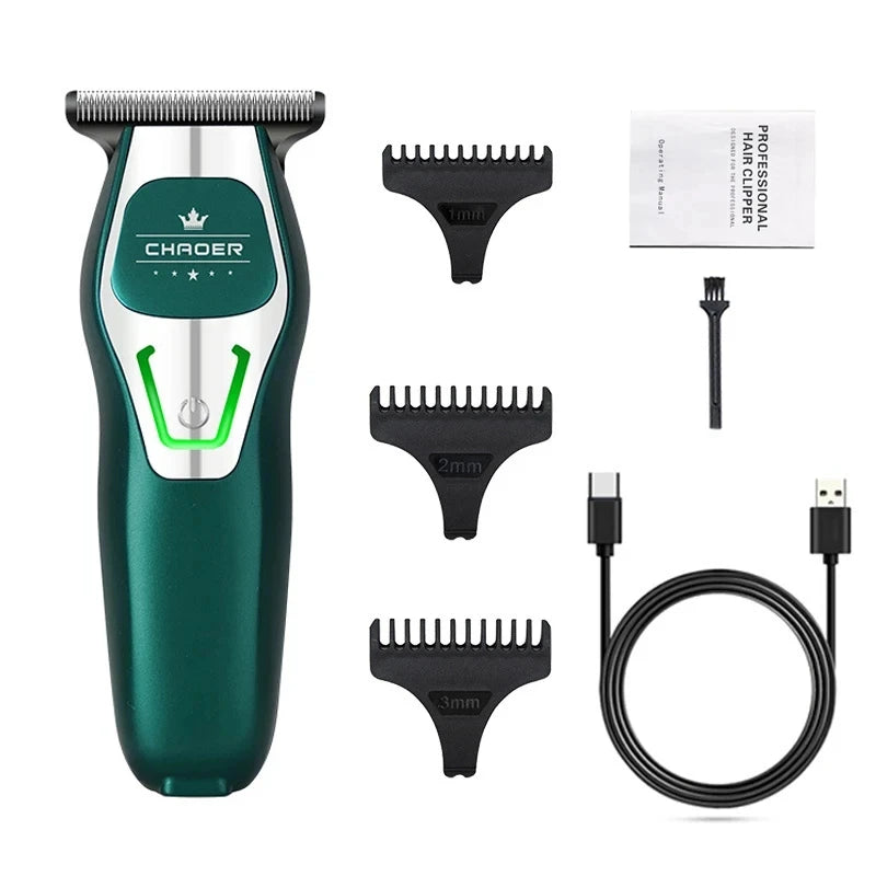 Mini Portable Electric Hair Trimmer - Rechargeable Bald Head Clipper - ZOOMNSTORE