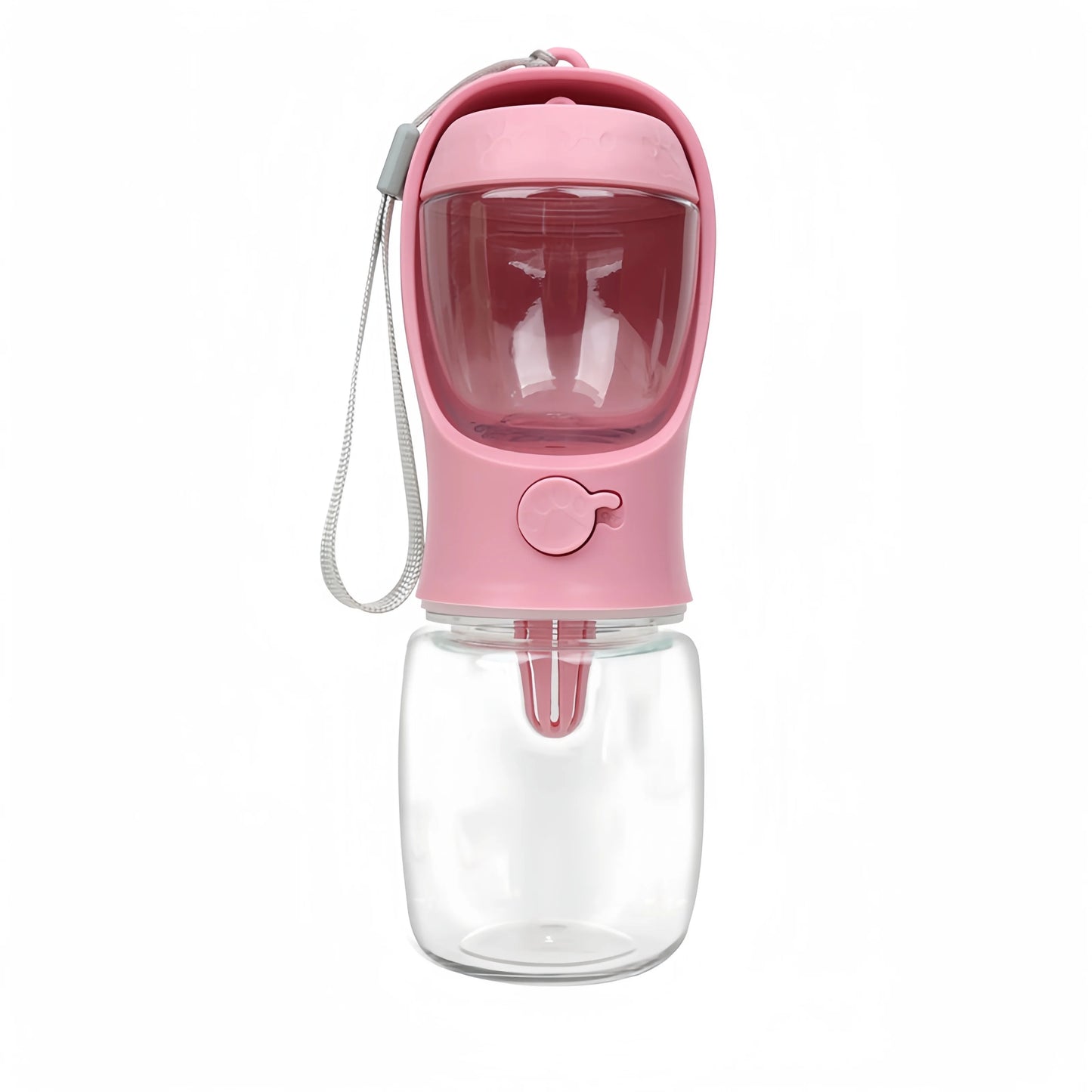 Portable Pet Water Bottle with Food Storage - Dog Cat Travel Feeder Bowl - ZOOMNSTORE