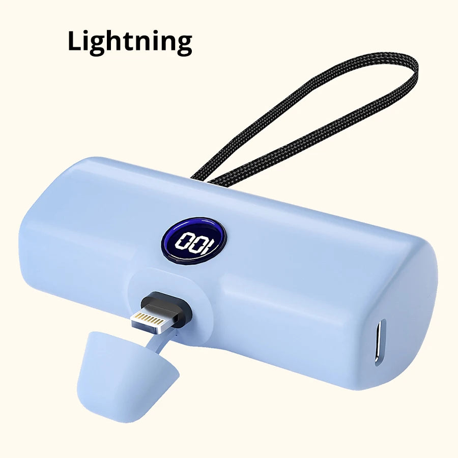 Liboer Fast Charging Portable Power Bank LED Display Mobile External Battery for iPhone Samsung Xiaomi OPPO Compact Powerbank - ZOOMNSTORE