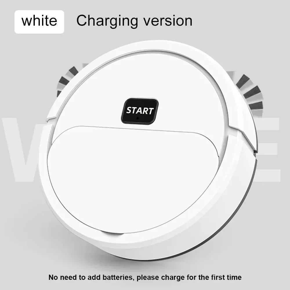 Portable Robotic Vacuum - 3-in-1 Mini Floor Cleaner | USB Rechargeable Wet Dry Mop Robot - ZOOMNSTORE
