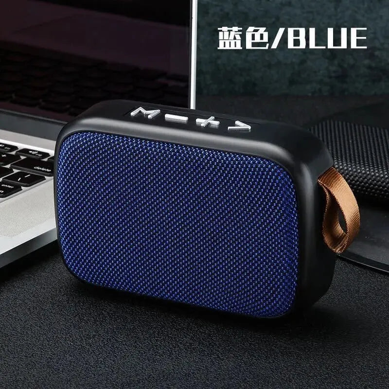 Portable Wireless Speaker - Bluetooth Mini Subwoofer Outdoor Fabric Covered Speaker - ZOOMNSTORE