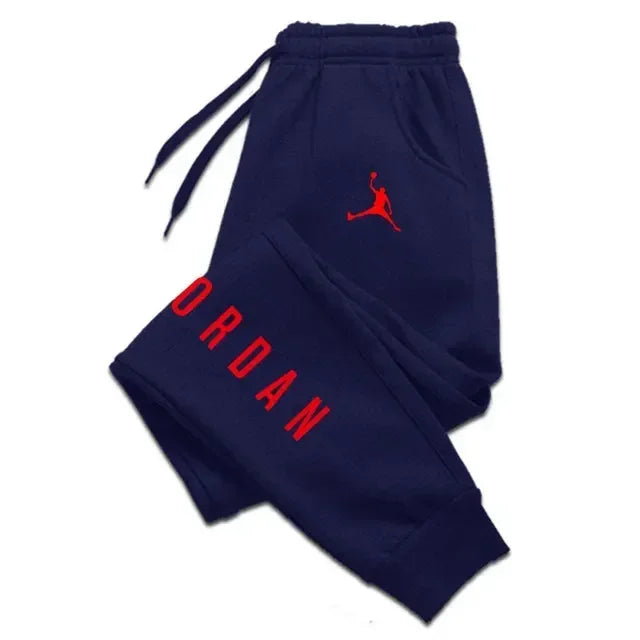 New style printed sport pants suitable for both men and women, luxurious long-distance running pants, casual fitness pants - ZOOMNSTORE