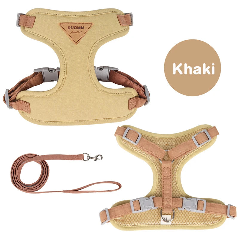 Puppy Harness and Leash Set - Breathable Vest for Small to Medium Dogs and Cats - ZOOMNSTORE