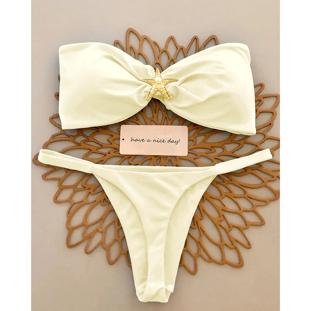 Push Up Bikini Set - Sexy Womens Micro Swimsuit Beachwear - ZOOMNSTORE