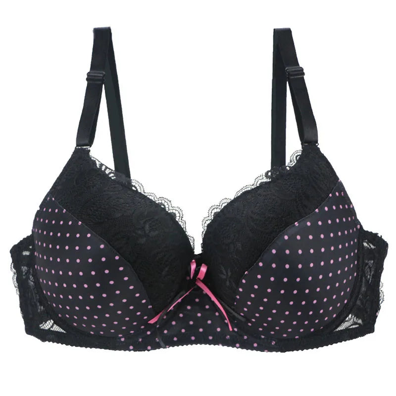 Push Up Bras - Padded Lace Underwire Bra Support With Adjustable Straps For Women - ZOOMNSTORE