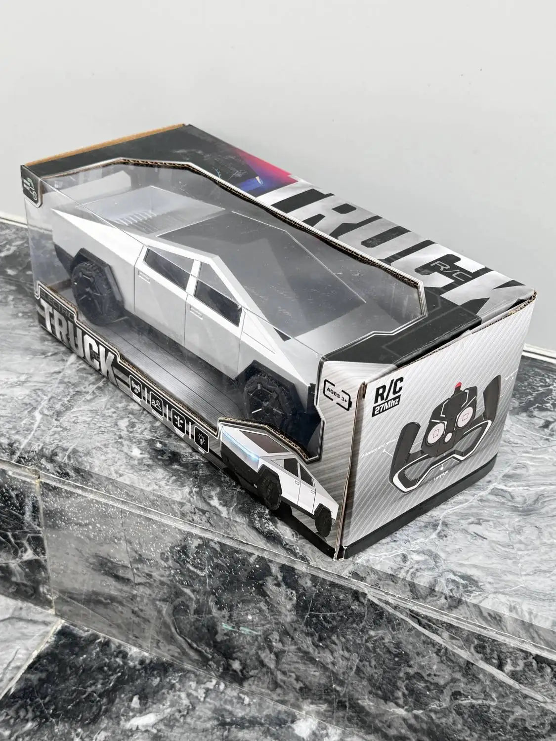 112 RC Cybertruck Offroad Pickup - Batmobile Simulation Model Toy for Kids - ZOOMNSTORE