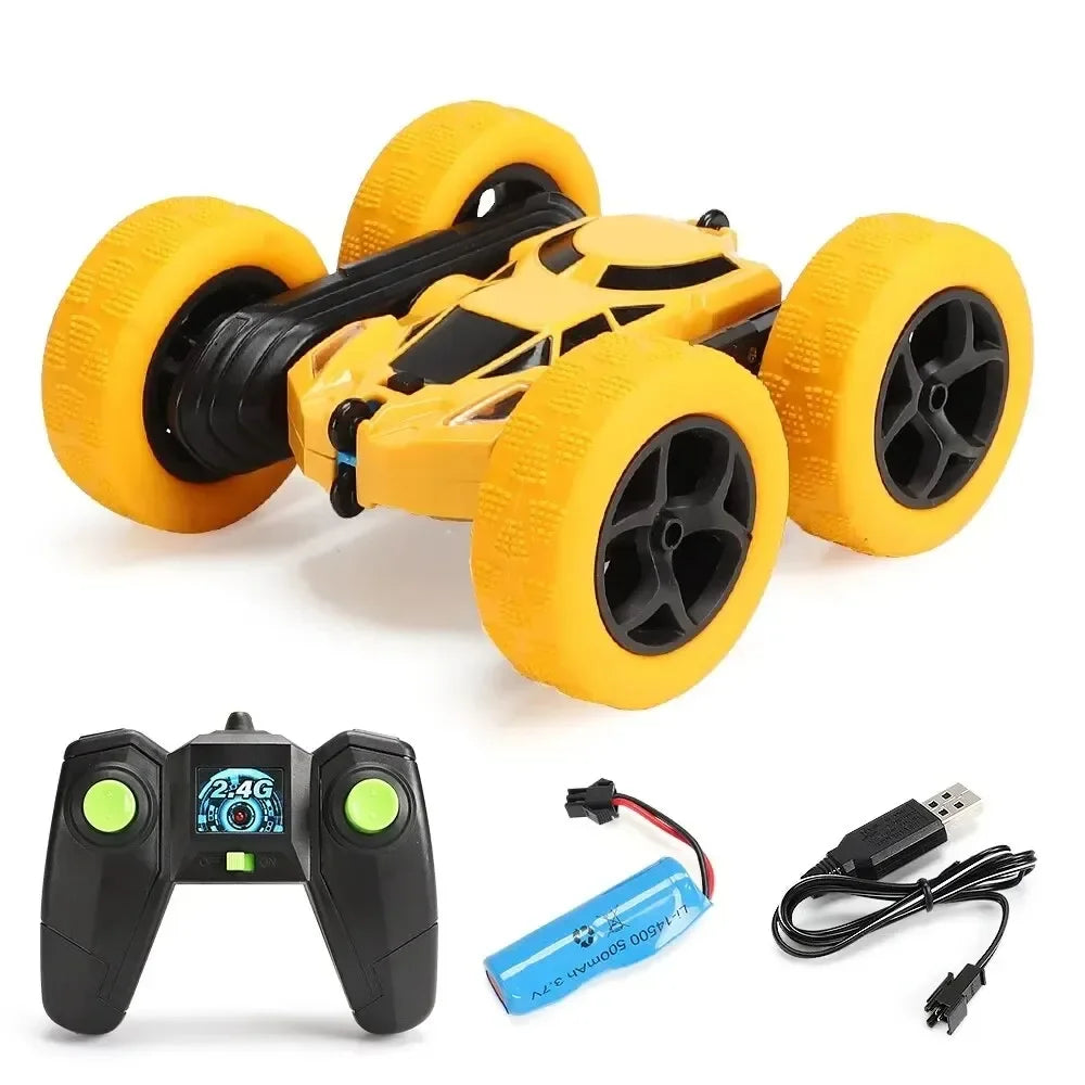 Remote Control Stunt Car - Double-Sided 360 Flip Drift Toy for Kids - ZOOMNSTORE