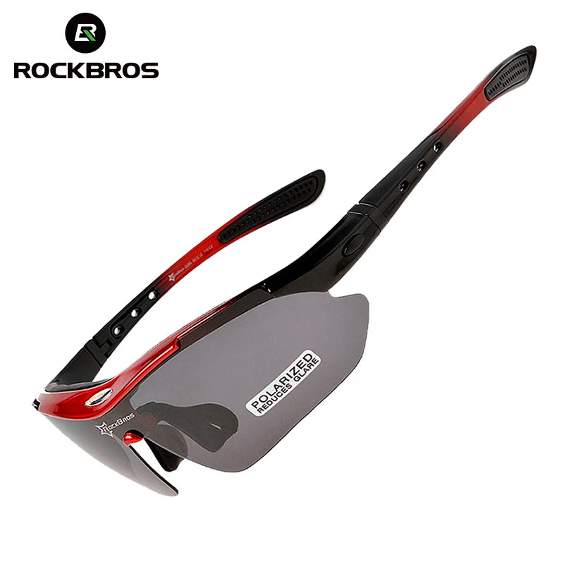 ROCKBROS Polarized Cycling Glasses - Mens Sports Sunglasses for Road MTB Riding - ZOOMNSTORE