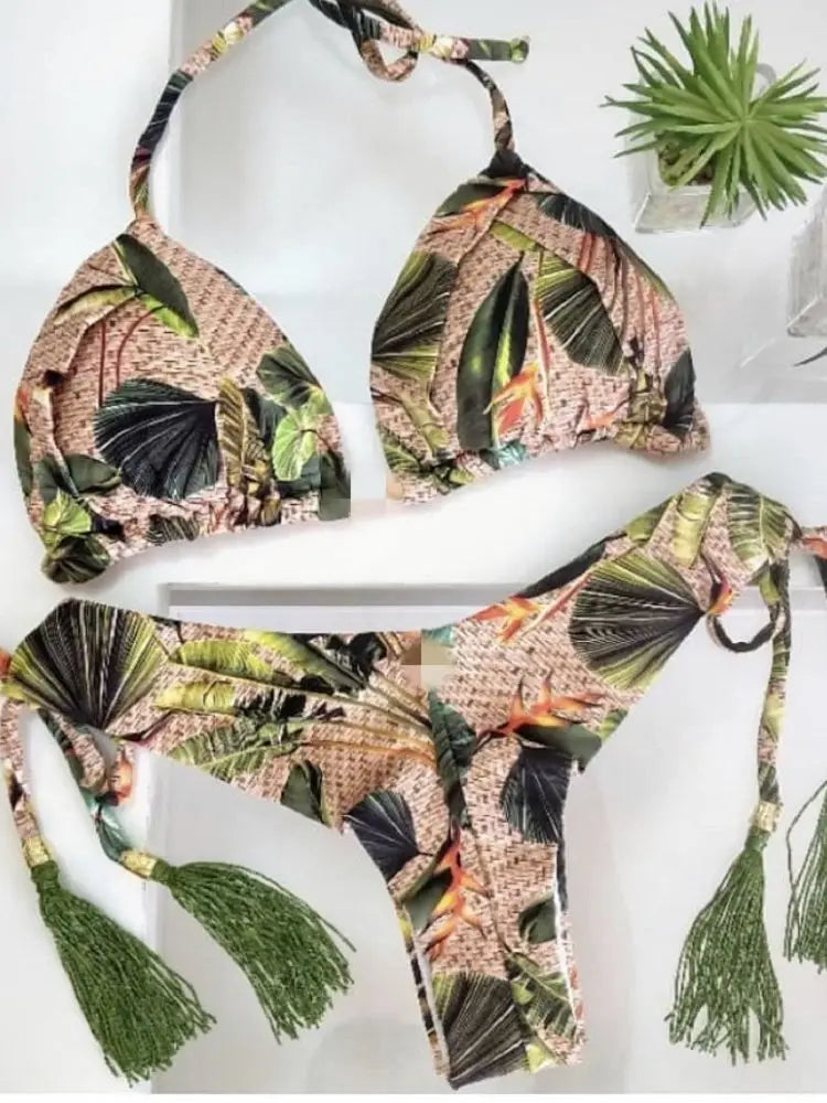 RUOTONGSEPT Womens Sexy Push-Up Bikini Set - 2023 Beachwear Swimwear - ZOOMNSTORE