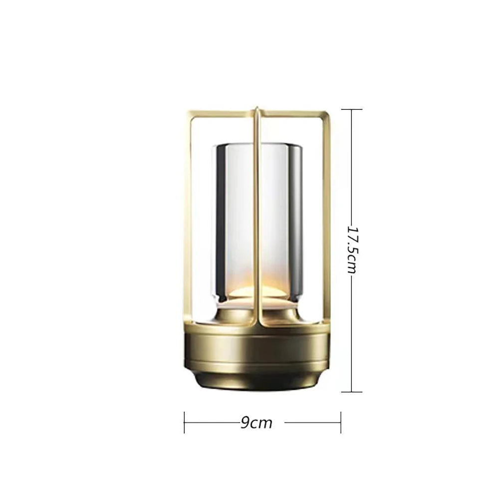 Rechargeable Cross-Shaped Table Lamp - Touch Dimming Night Light for Home Outdoor Decor - ZOOMNSTORE