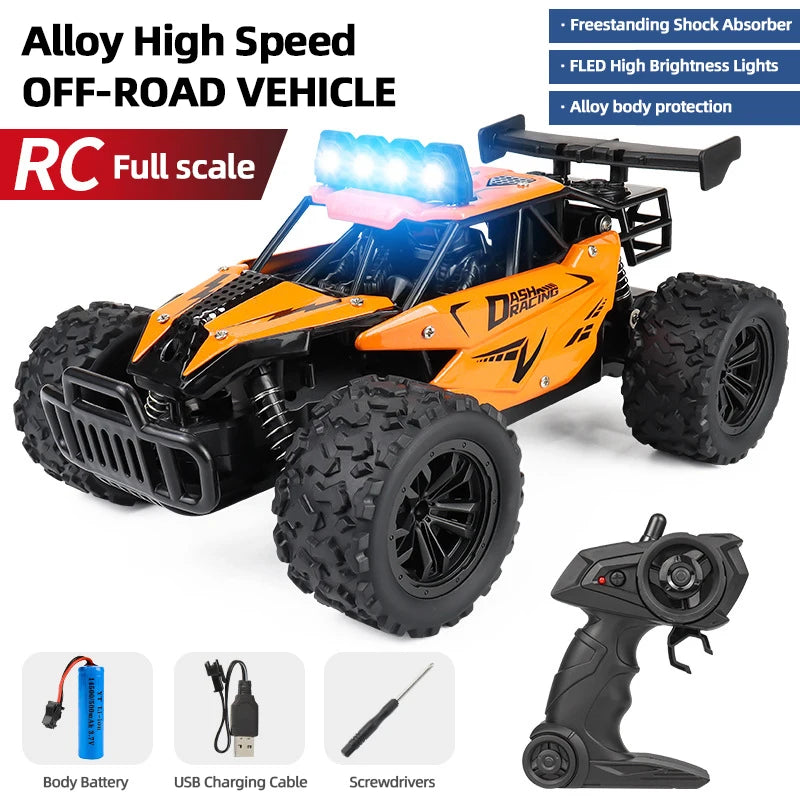116 Alloy Remote Control Car - High-Speed Off-Road Big Foot Vehicle - ZOOMNSTORE